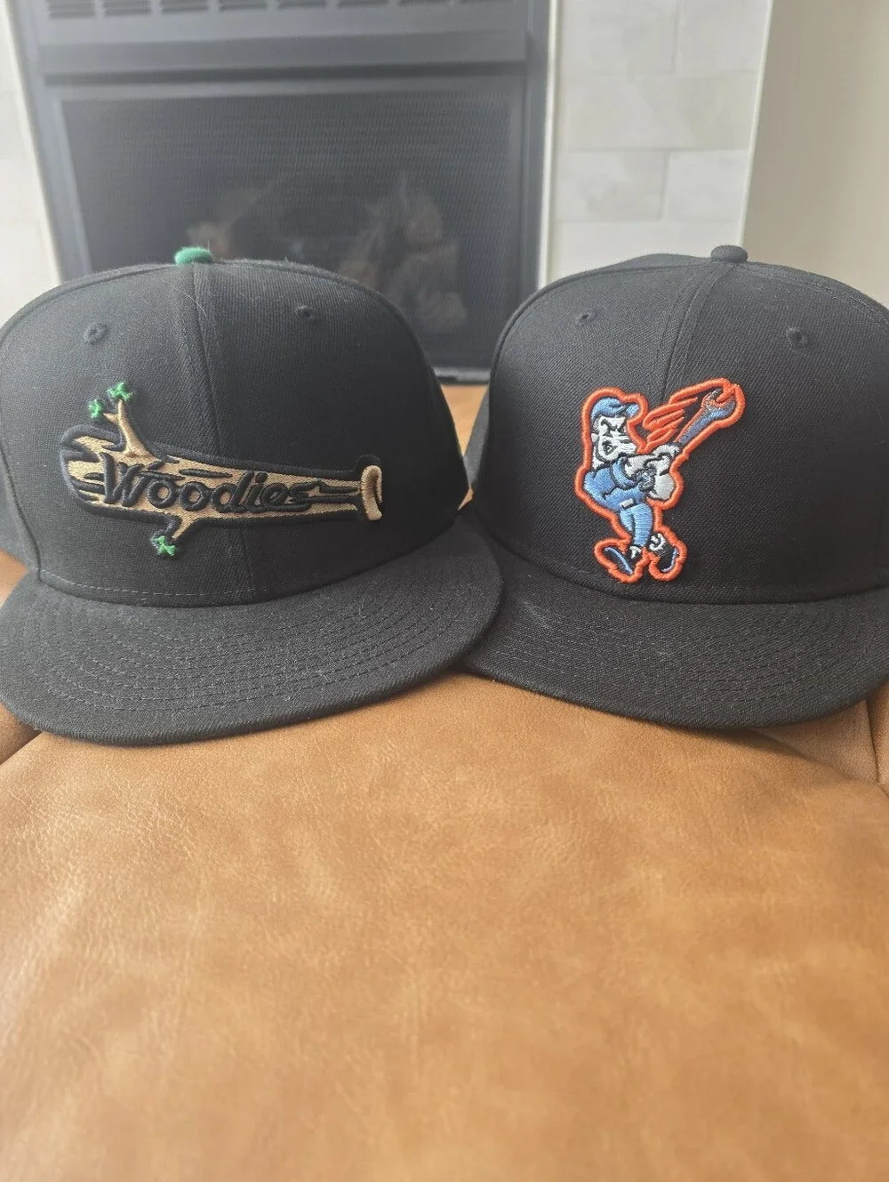 Lot Of 10 New Era 5860 MiLB Minor League Baseball Size 8 Hats
